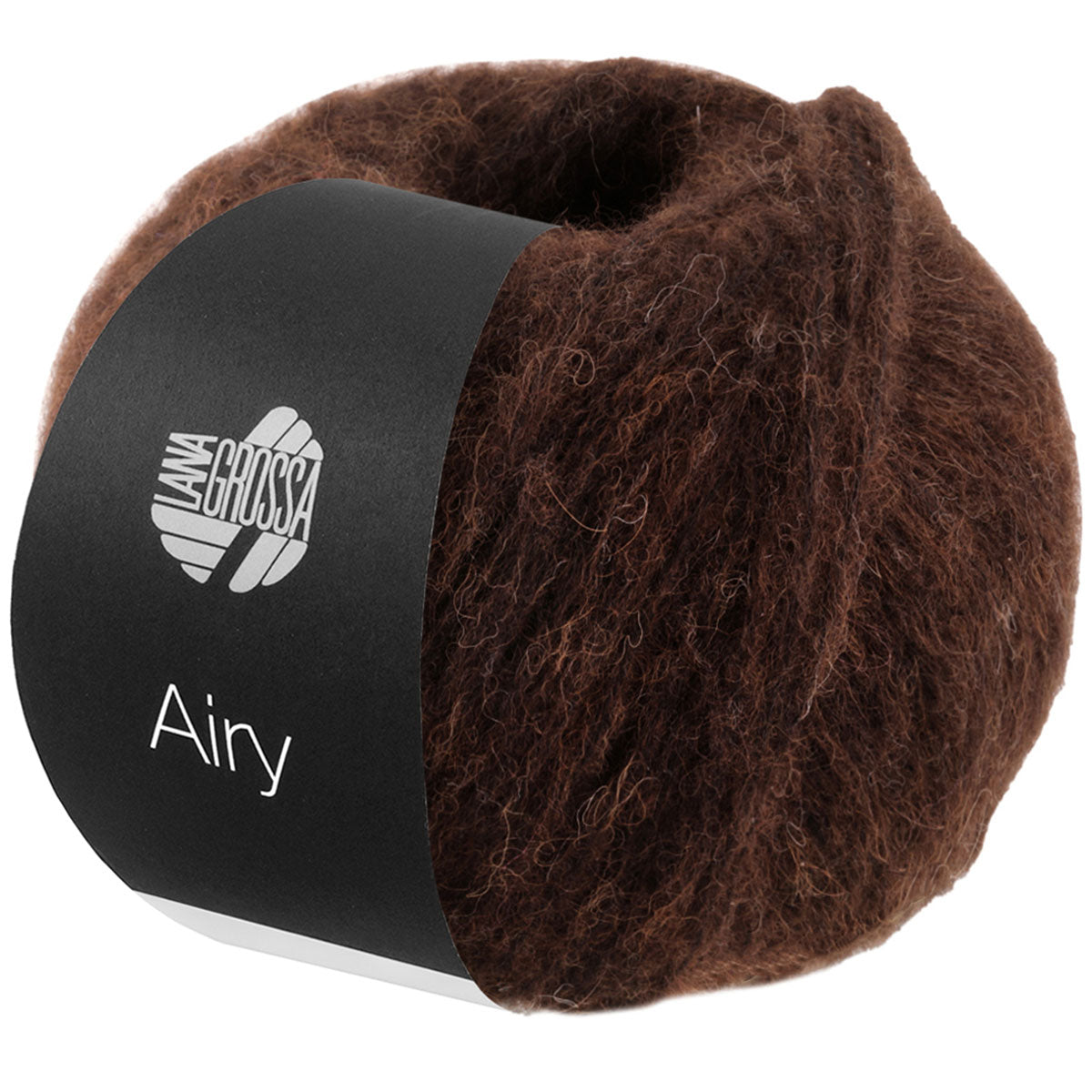 Lana Grossa Airy Yarn - 09 Mocha - Extra Image
