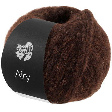 Lana Grossa Airy Yarn - 09 Mocha - Extra Image
