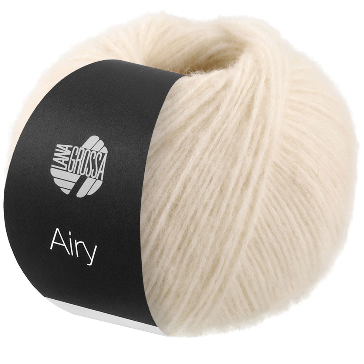 Lana Grossa Airy Yarn - 13 Raw White - Extra Image
