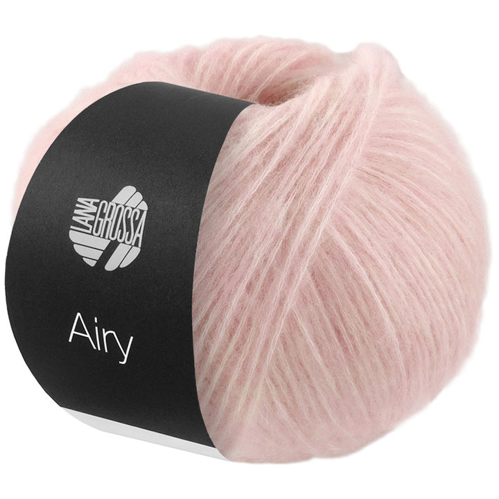Lana Grossa Airy Yarn - 14 Rose - Extra Image