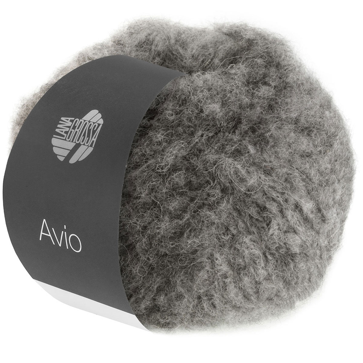 Lana Grossa Avio Yarn - 08 Grey/Charcoal - Extra Image
