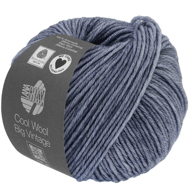 Lana Grossa Cool Wool Big Vintage Yarn - 7178 Light Blue - Extra Image