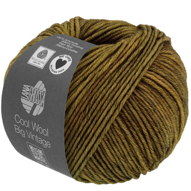 Lana Grossa Cool Wool Big Vintage Yarn - 7181 Dark Olive - Extra Image