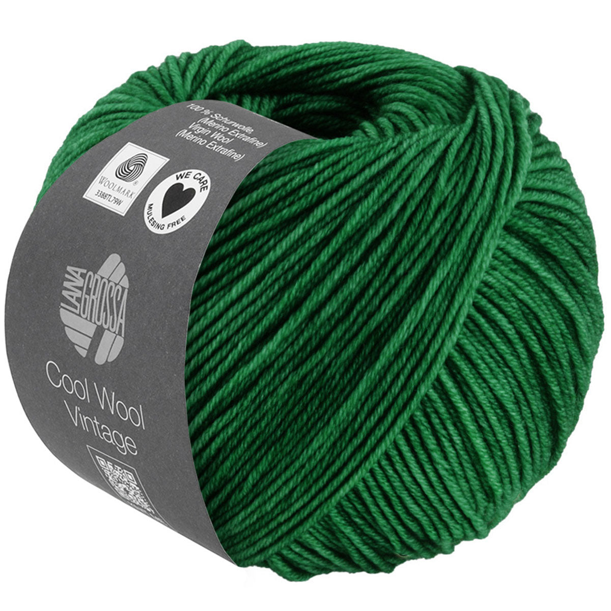 Lana Grossa Cool Wool Vintage Yarn - 7380 Patina Green - Extra Image
