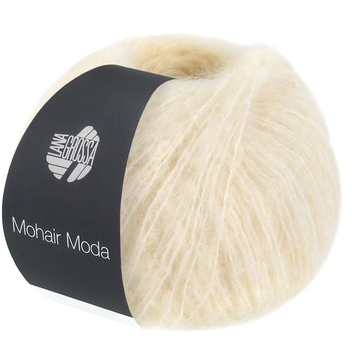 Lana Grossa Mohair Moda Yarn - 18 Off White - Extra Image

