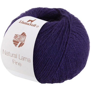 Lana Grossa Natural Lama Fine Yarn - 106 Marine - Extra Image