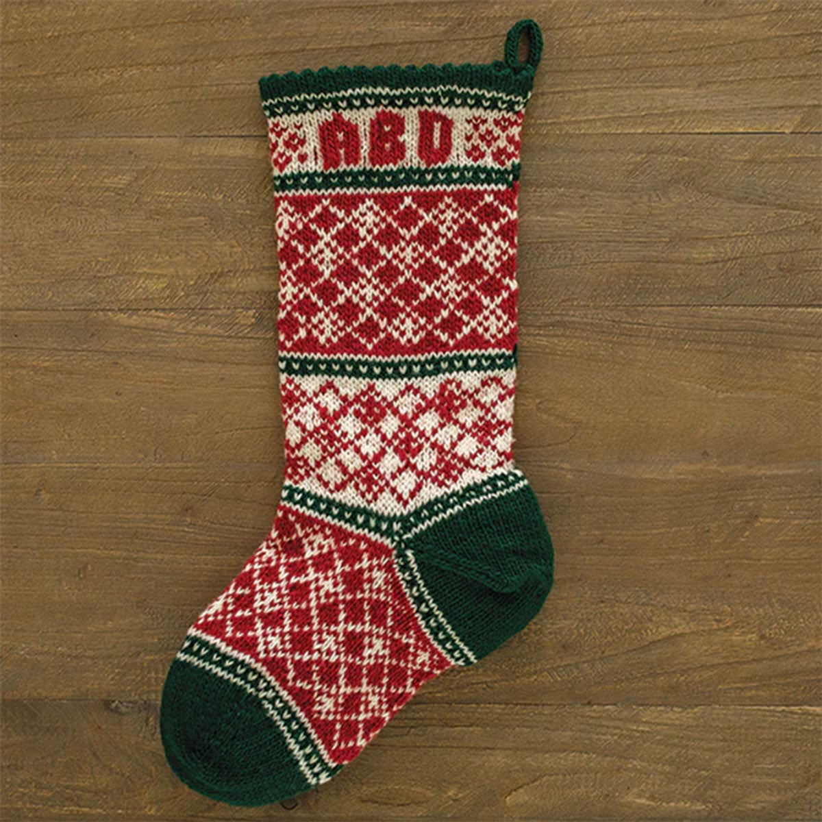 Appalachian Baby Design Cabin Christmas Stocking Kits - Christmas Diamonds Stocking Kit - Extra Image
