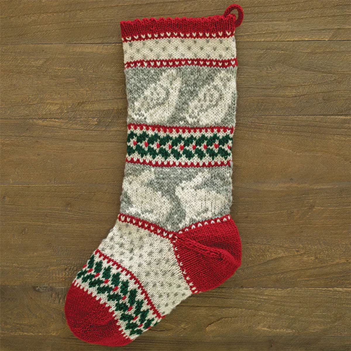 Appalachian Baby Design Cabin Christmas Stocking Kits - Owl, Hare, and Holly Christmas Stocking Kit - Extra Image

