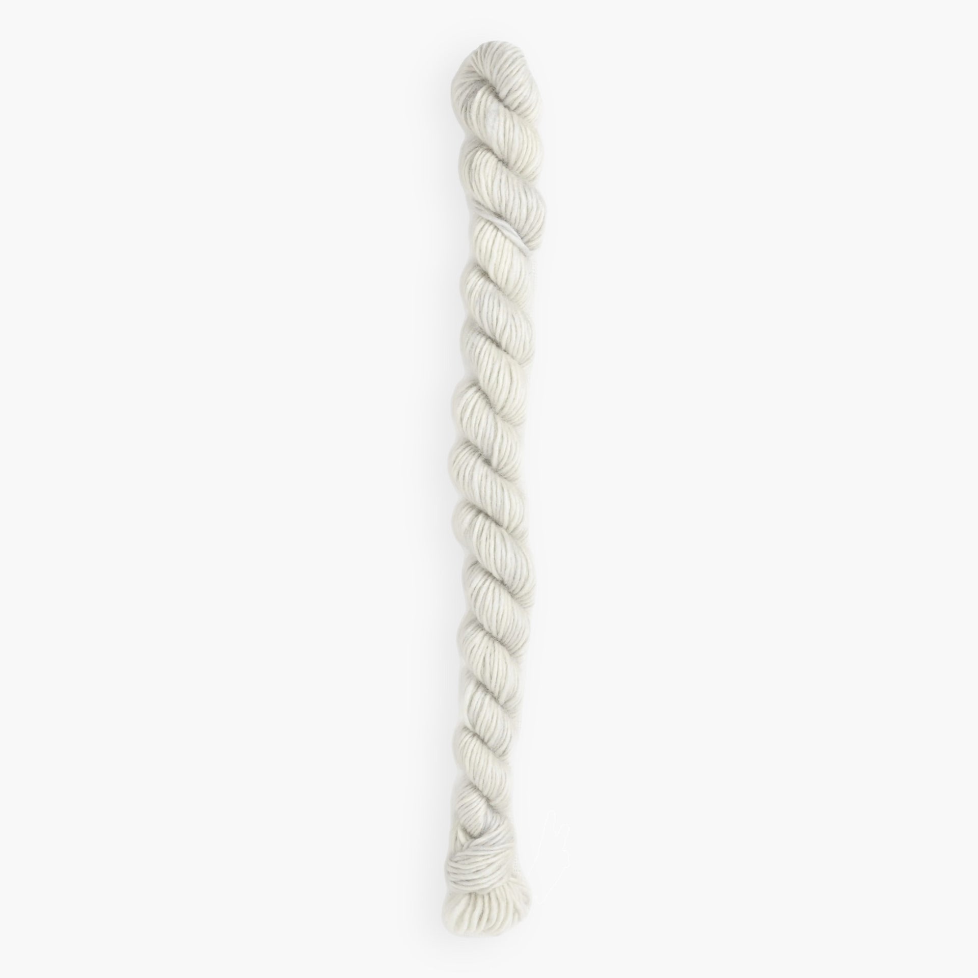 Madelinetosh Unicorn Tails Yarn - Sparkle White - Zoom Image
