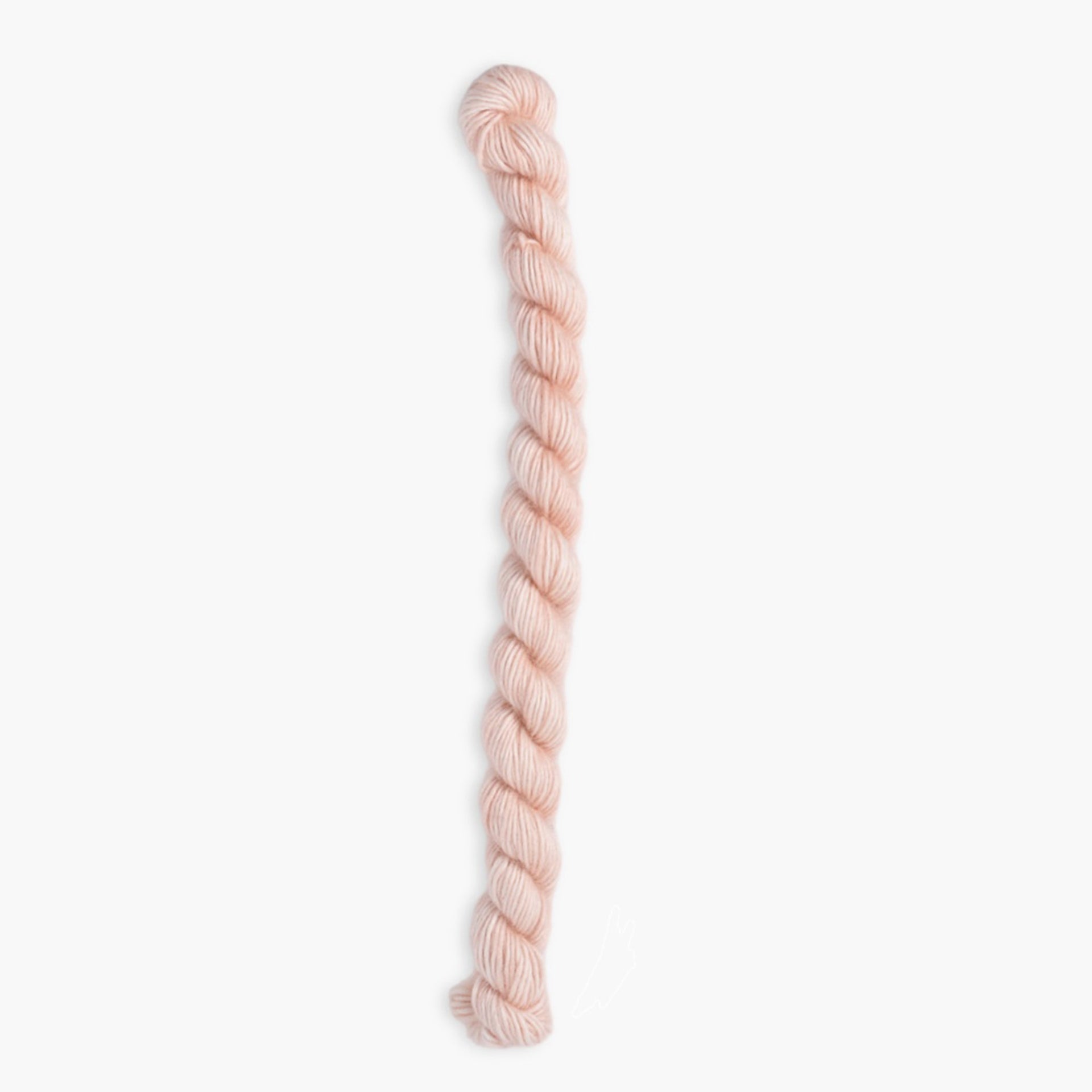 Madelinetosh Unicorn Tails Yarn - Petal Pink - Zoom Image
