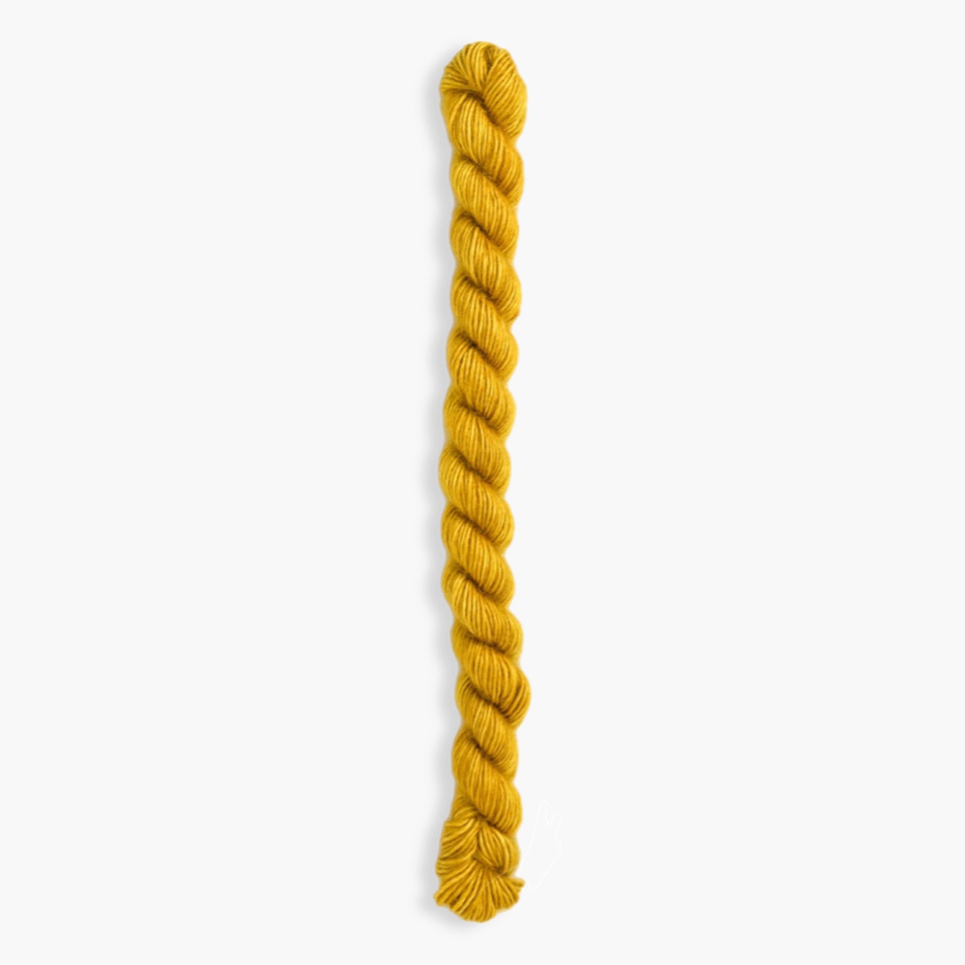 Madelinetosh Unicorn Tails Yarn - Daisy Yellow - Zoom Image
