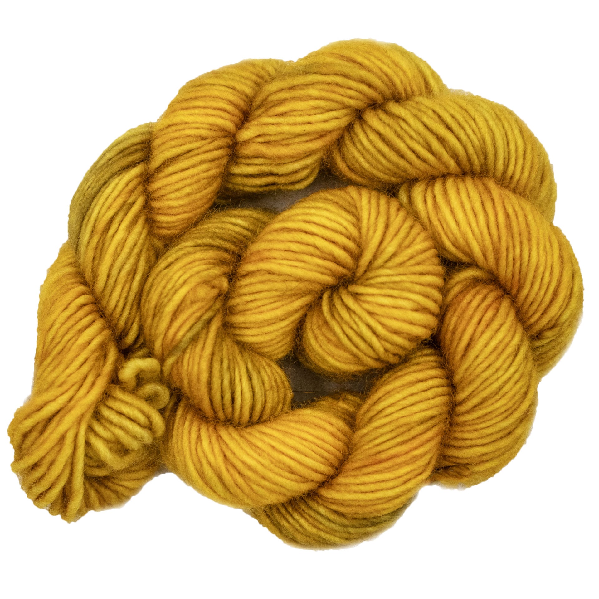 Madelinetosh Unicorn Tails Yarn - Daisy Yellow - Zoom Image
