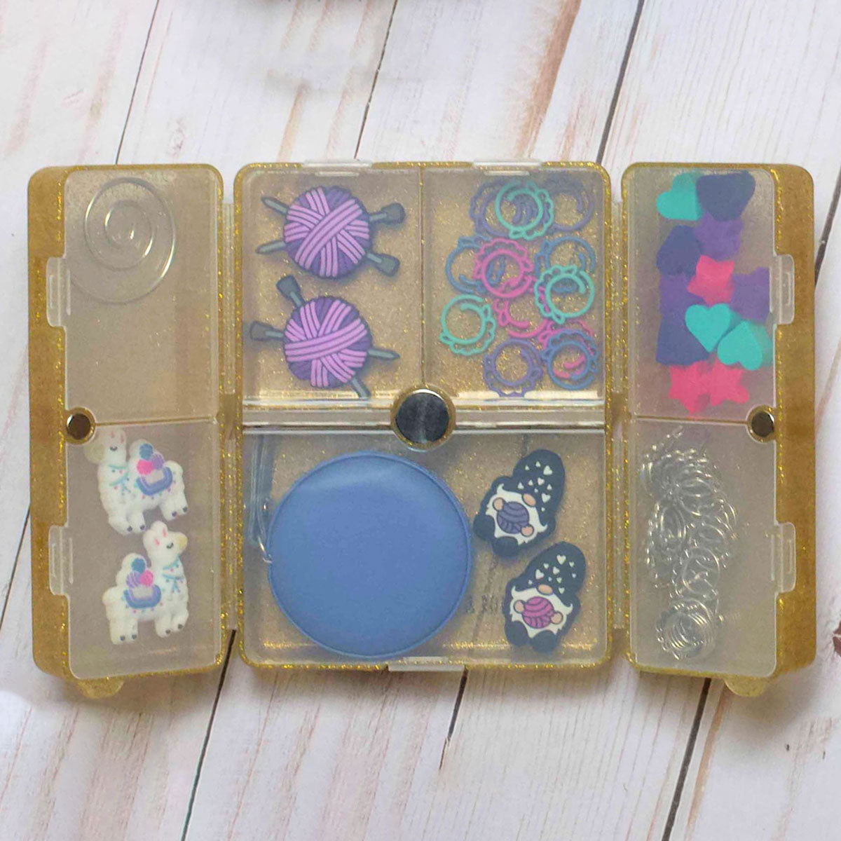 Fox & Pine Stitches Notion Nooks - Glitter Gold - Extra Image
