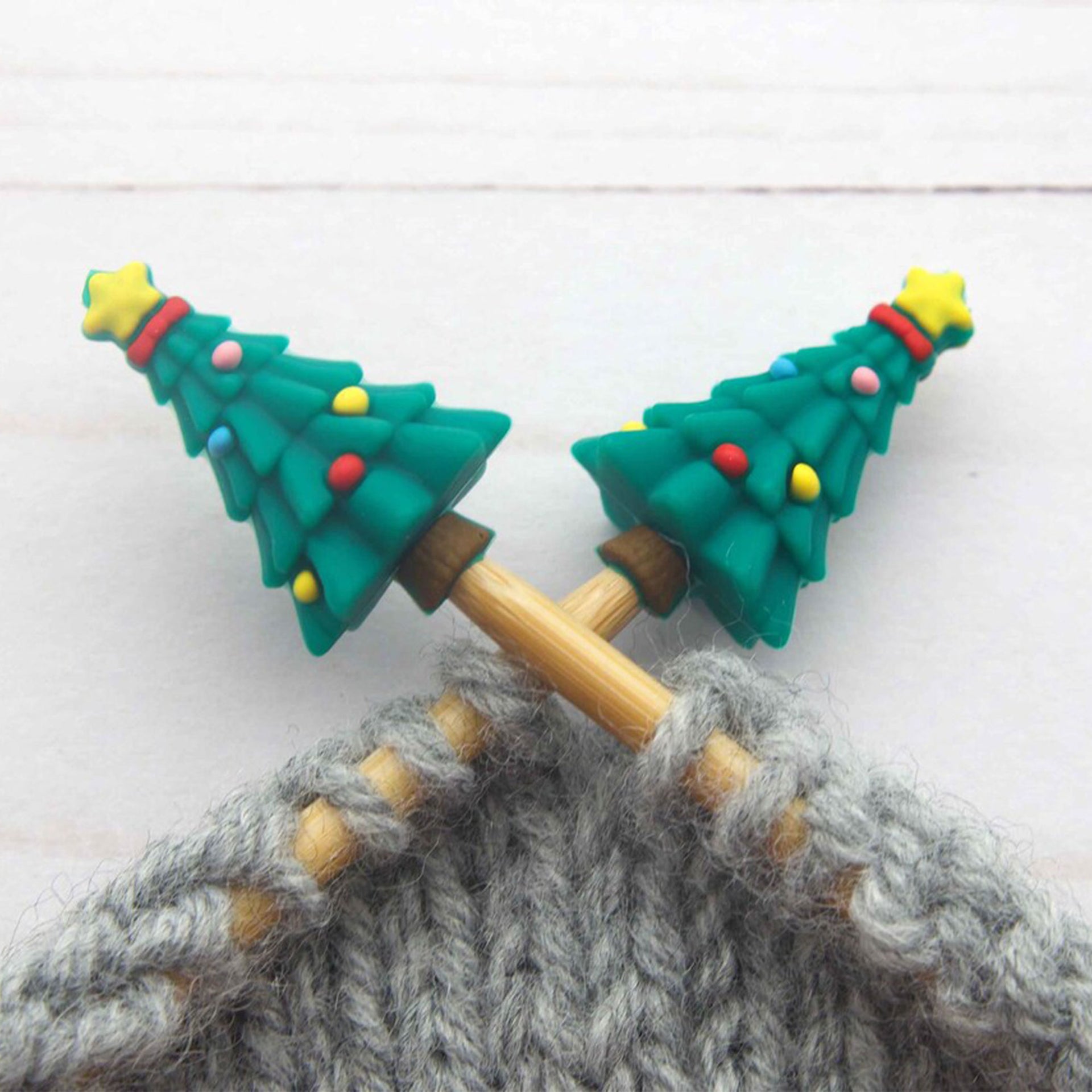 Fox & Pine Stitches Stitch Stoppers/  Point Protector - Christmas Tree - Zoom Image
