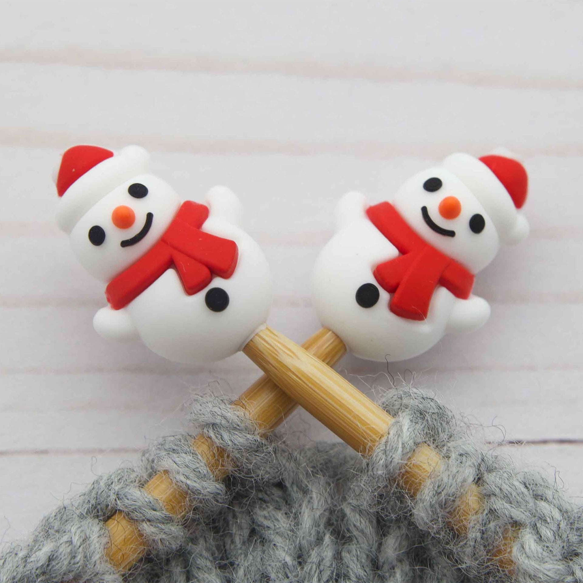 Fox & Pine Stitches Stitch Stoppers/  Point Protector - Little Snowman - Zoom Image
