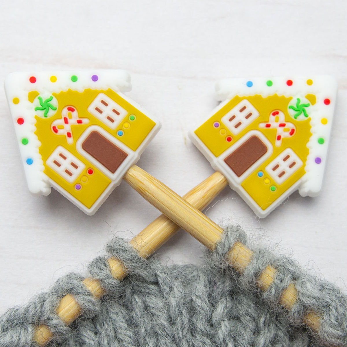 Fox & Pine Stitches Stitch Stoppers/  Point Protector - Gingerbread House - Extra Image