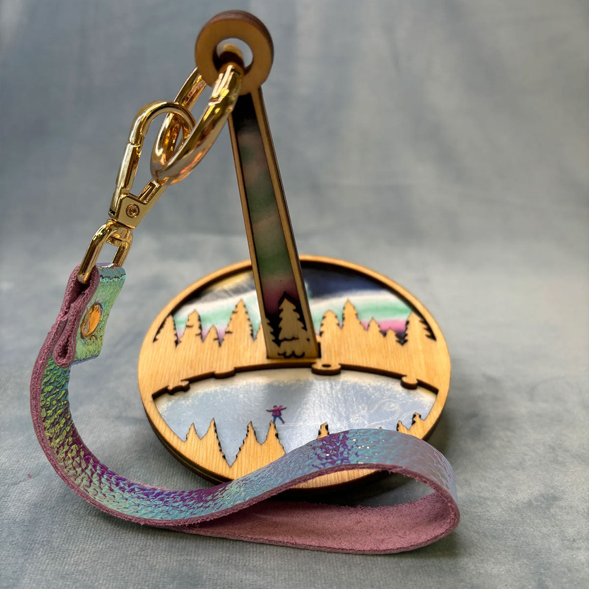 Lemonwood Yarn Box & Mini Minder - Skate the Lights - Extra Image