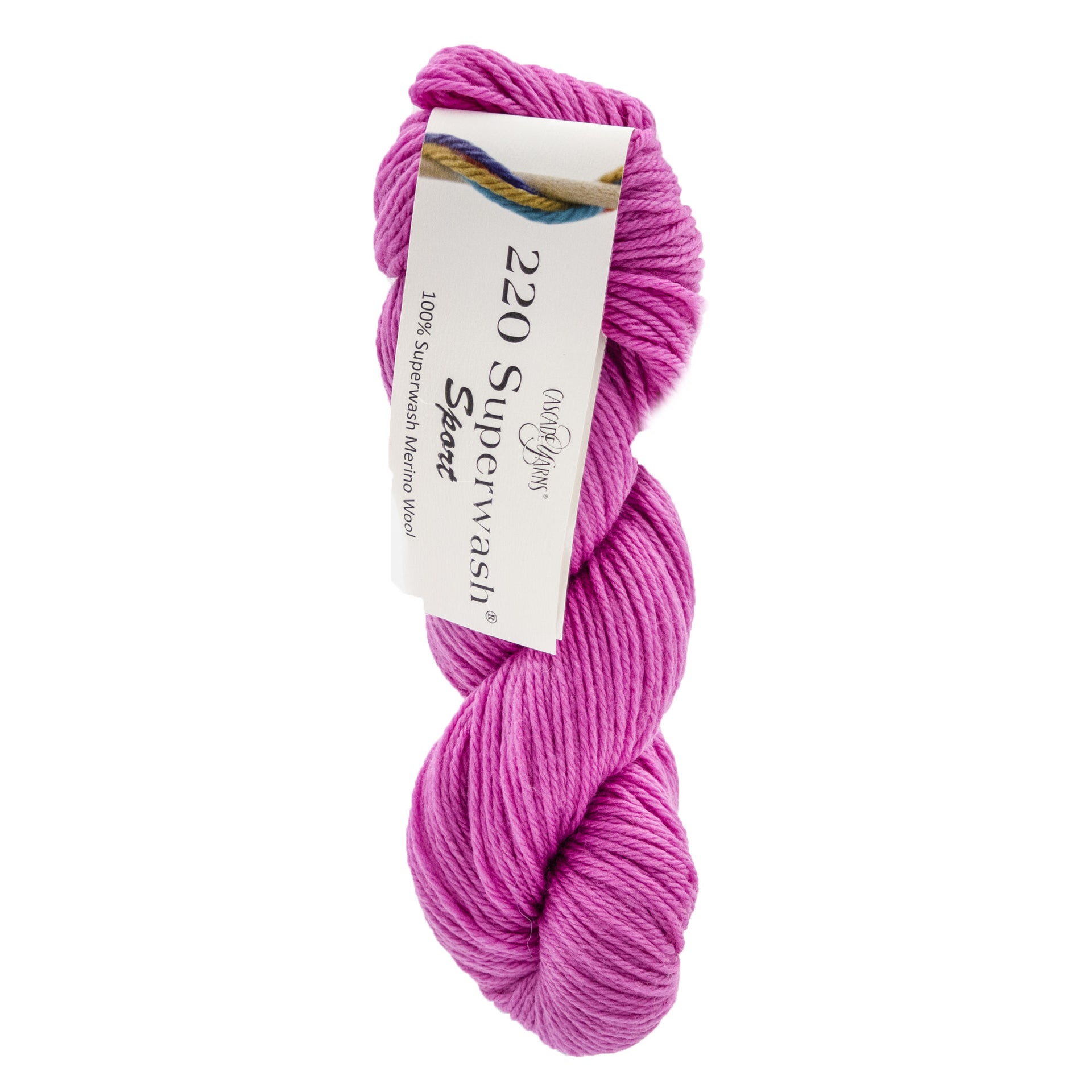 Cascade Yarns 220 Superwash Sport Yarn - 914 A Tahitian Rose - Zoom Image
