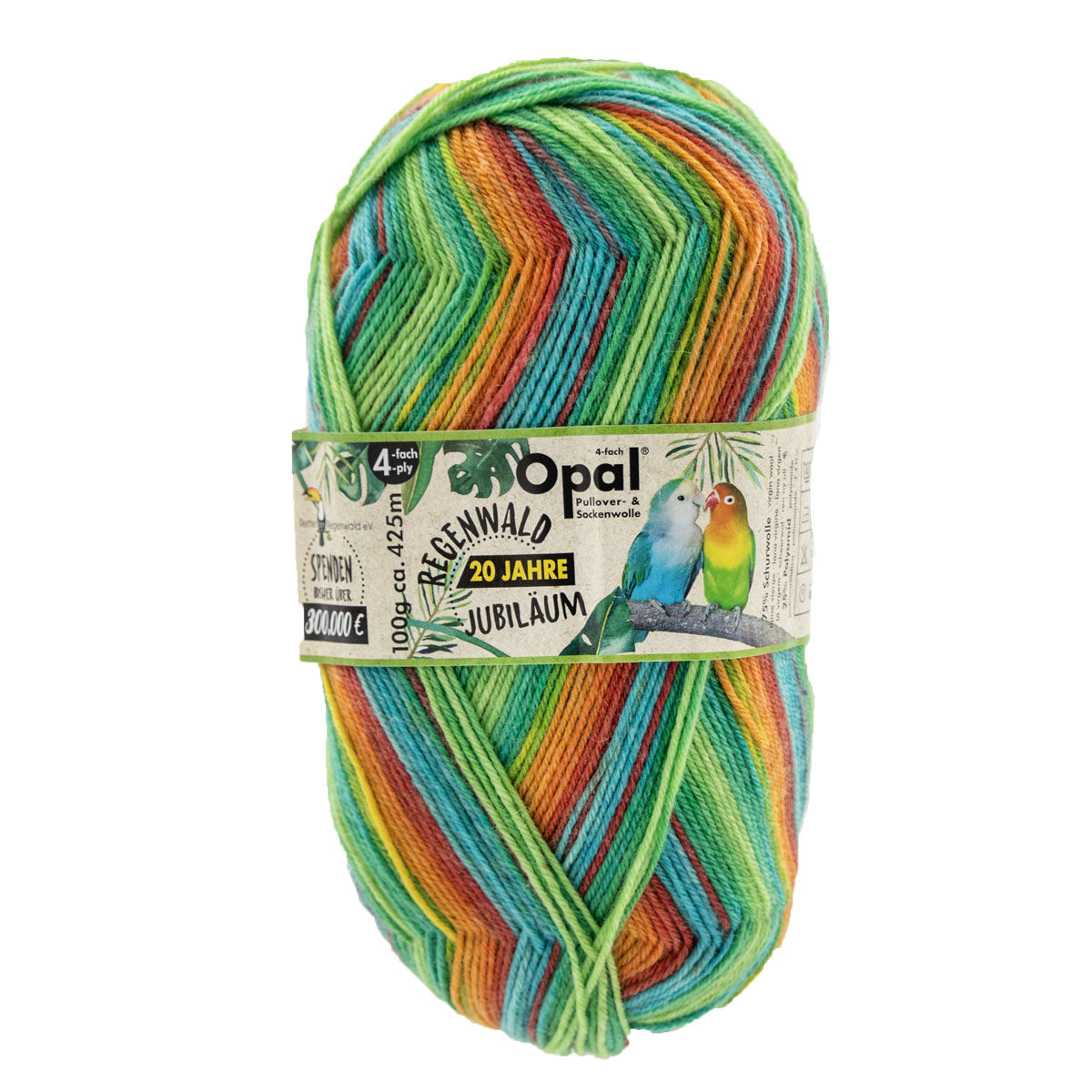 Opal Regenwald: 20th Anniversary Edition Yarn - 9777 Love In The Ghost Train - Extra Image
