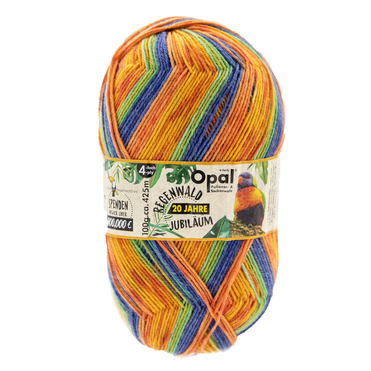 Opal Regenwald: 20th Anniversary Edition Yarn - 2671 Johnny Der Luftschiffkapitän - Extra Image

