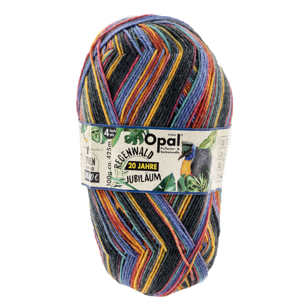 Opal Regenwald: 20th Anniversary Edition Yarn - 5145 Zorro - Extra Image
