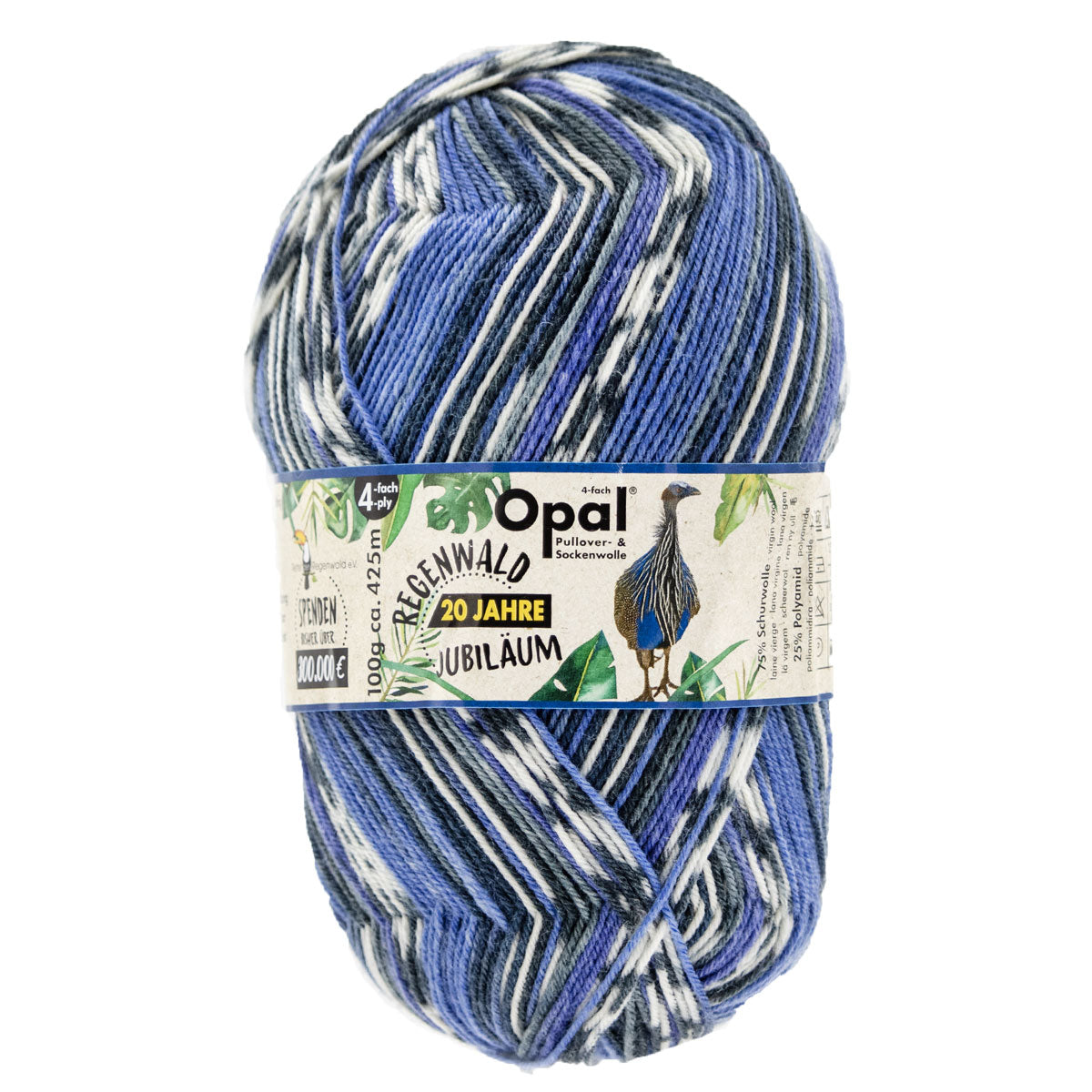 Opal Regenwald: 20th Anniversary Edition Yarn - 8972 Justus Der Zeuge - Extra Image
