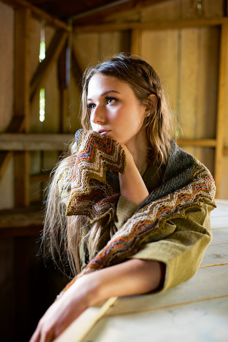 Jamieson's of Shetland Tarra Scarf Kit - Extra Image