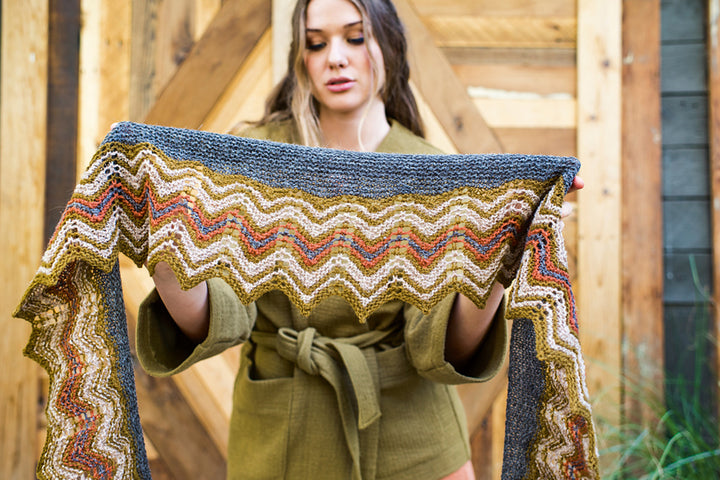 Jamieson's of Shetland Tarra Scarf Kit - Extra Image