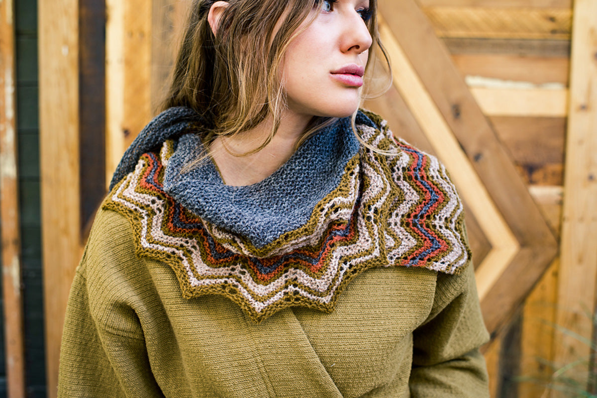Jamieson's of Shetland Tarra Scarf Kit - Extra Image