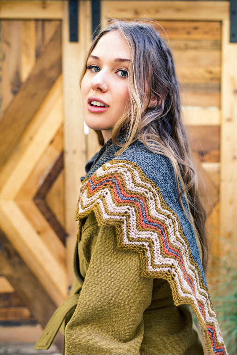 Jamieson's of Shetland Tarra Scarf Kit - Extra Image