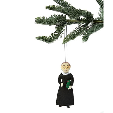 Silk Road Bazaar Handmade Felt Ornaments - Ruth Bader Ginsburg - Zoom Image