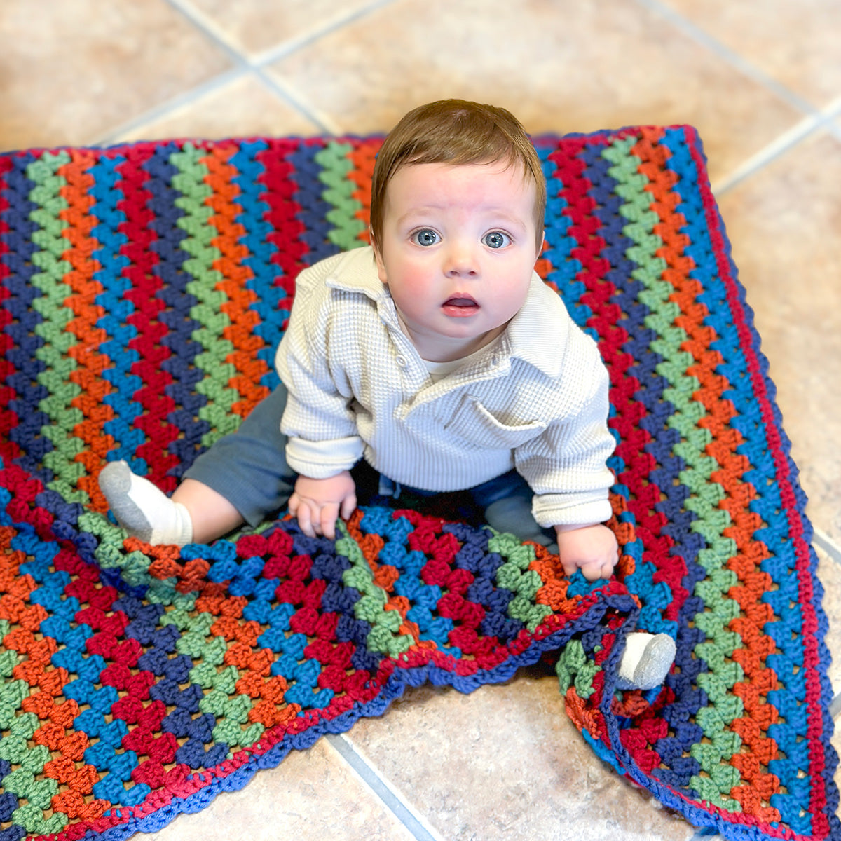 Scheepjes Hanky's Blanky Baby Blanket Kit - Extra Image
