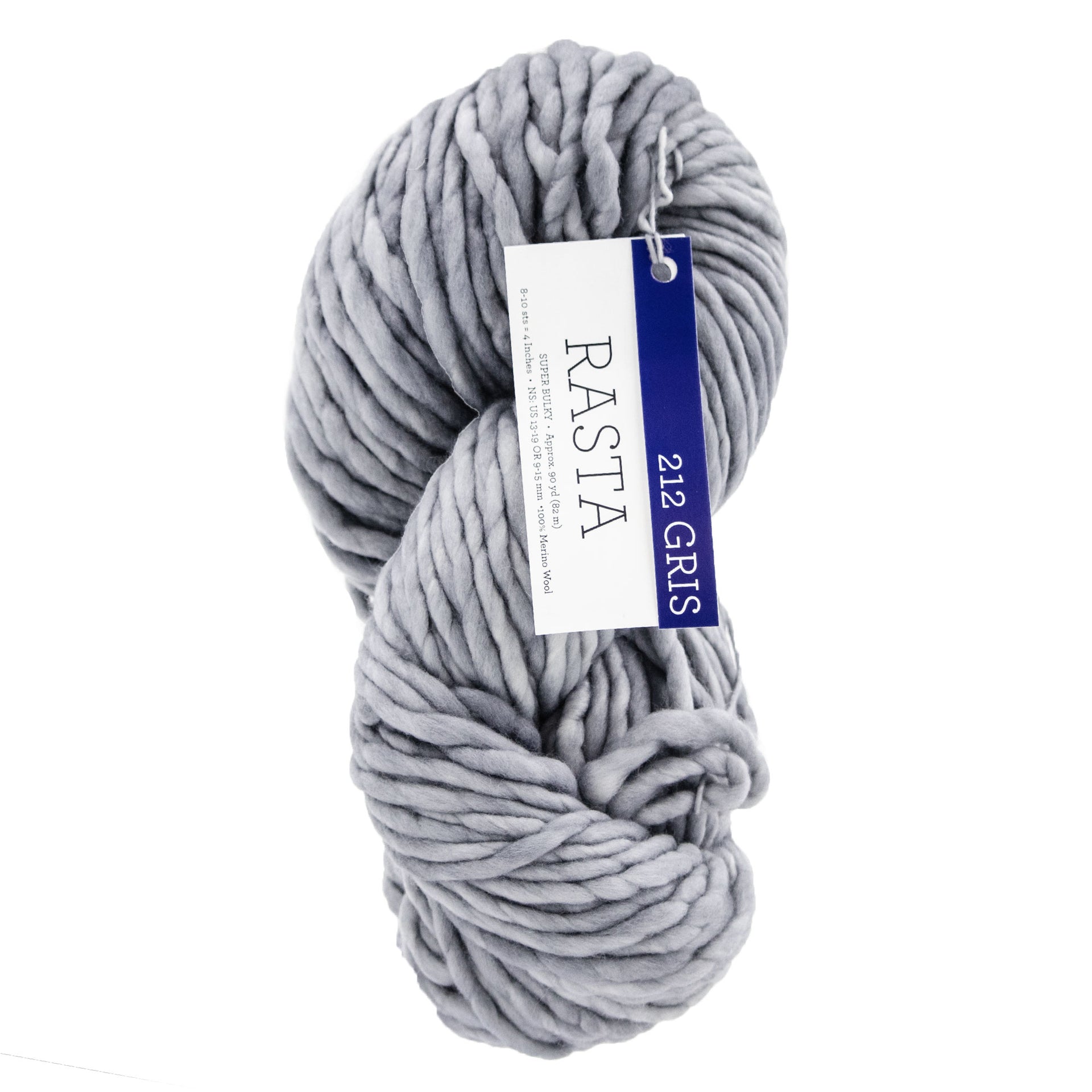 Malabrigo Rasta Yarn - 212 Gris - Zoom Image
