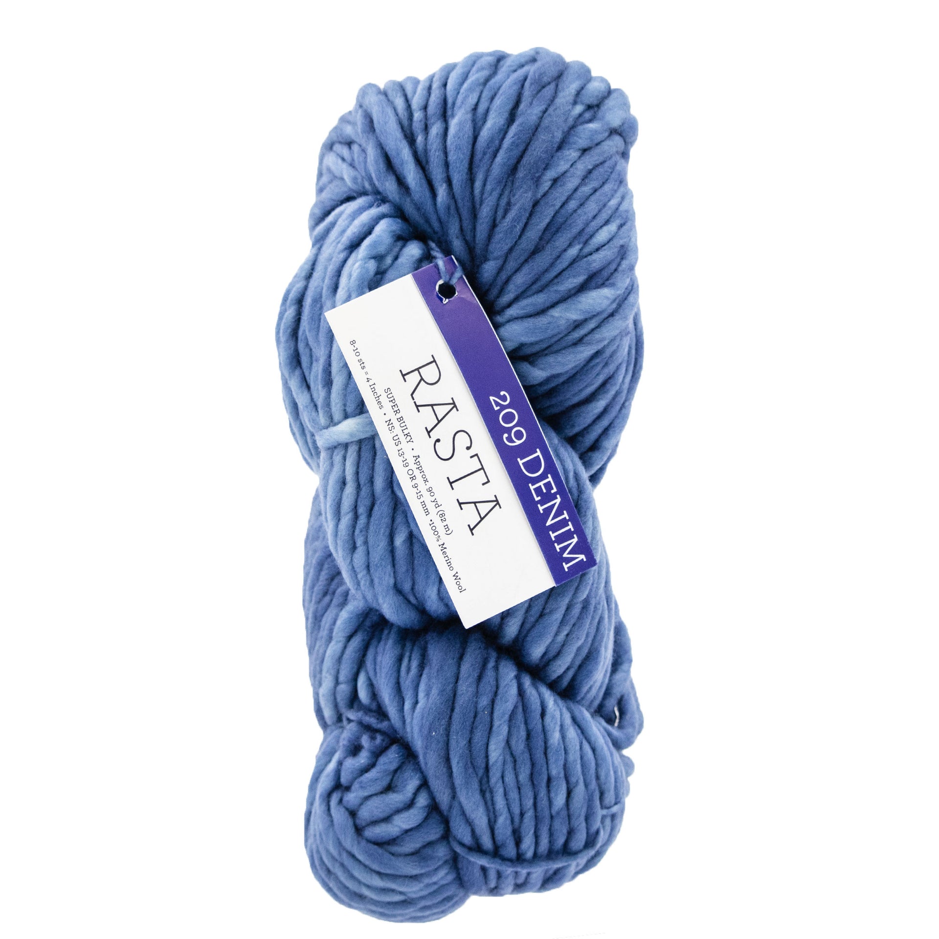 Malabrigo Rasta Yarn - 209 Denim - Zoom Image
