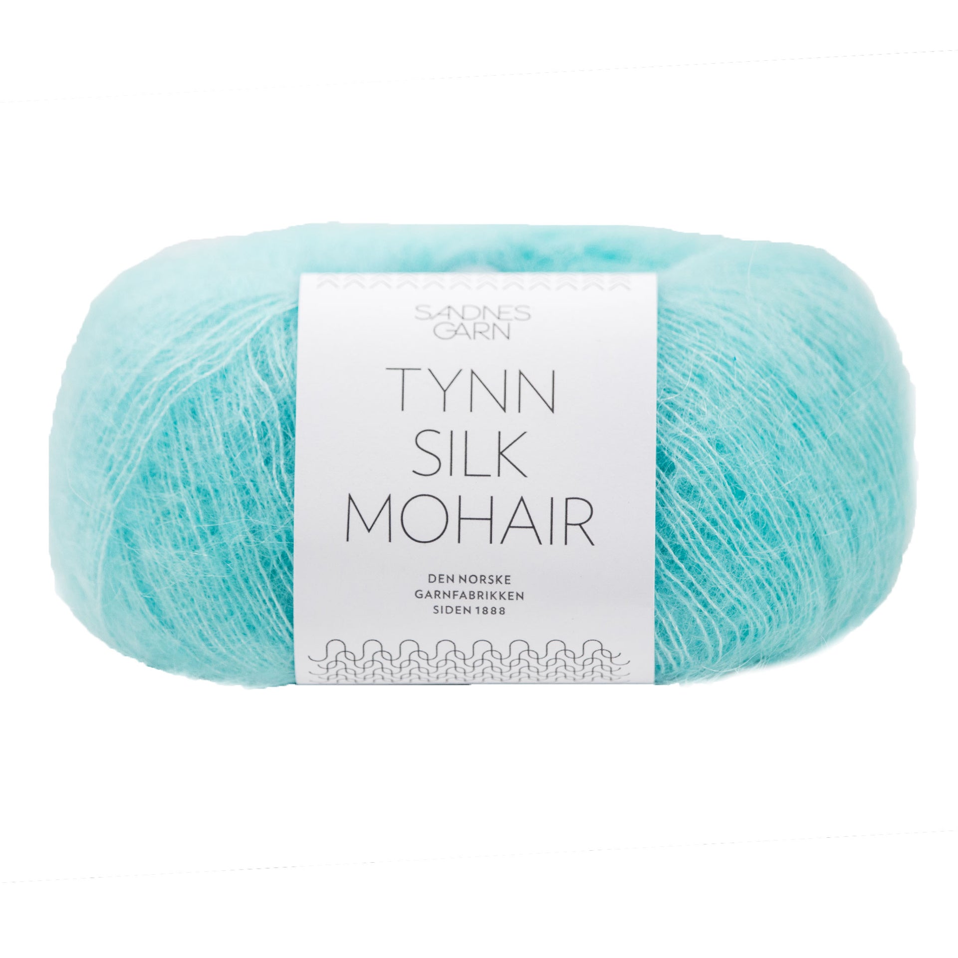 Sandnes Garn  Tynn Silk Mohair Yarn - 7213 Blue Turquoise - Zoom Image
