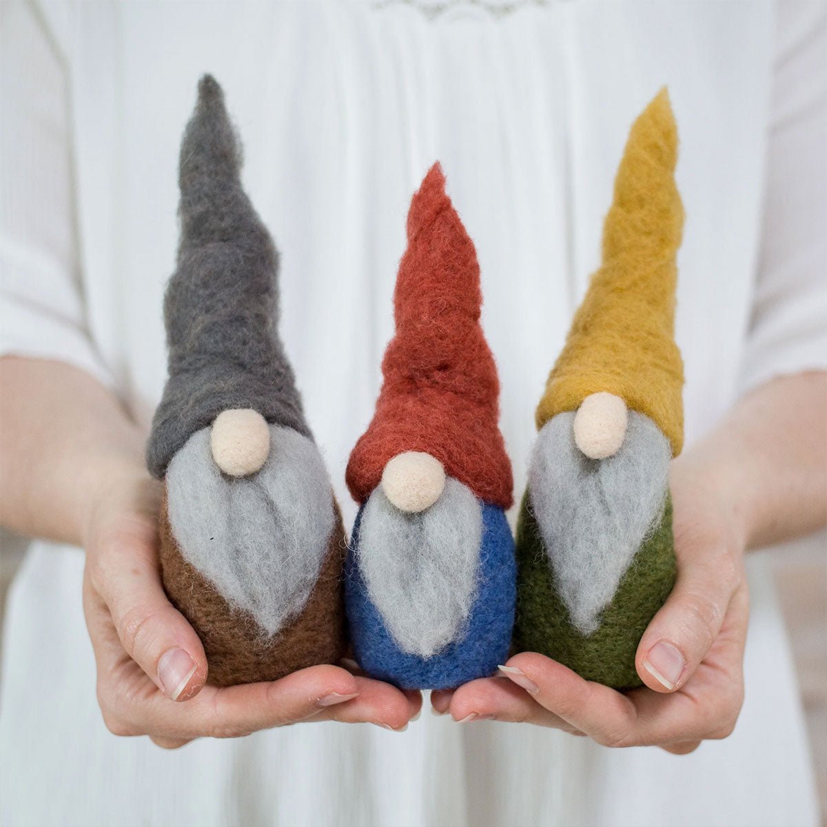 Felted Sky Sculpting With Wool Needle Felting Kits - Gnomes - Extra Image