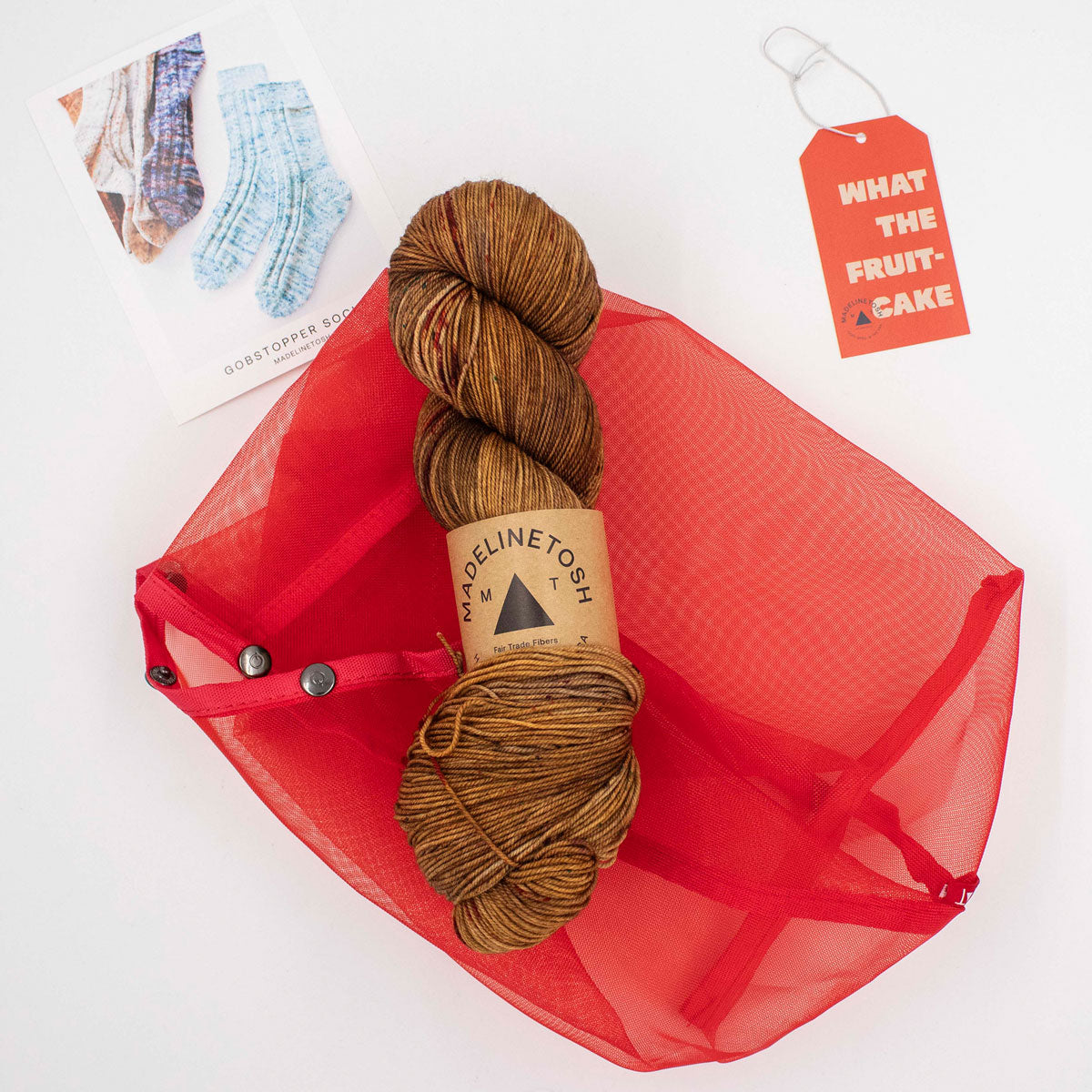 Madelinetosh Naughty & Nice Holiday Sock Kits - What The Fruitcake - Extra Image
