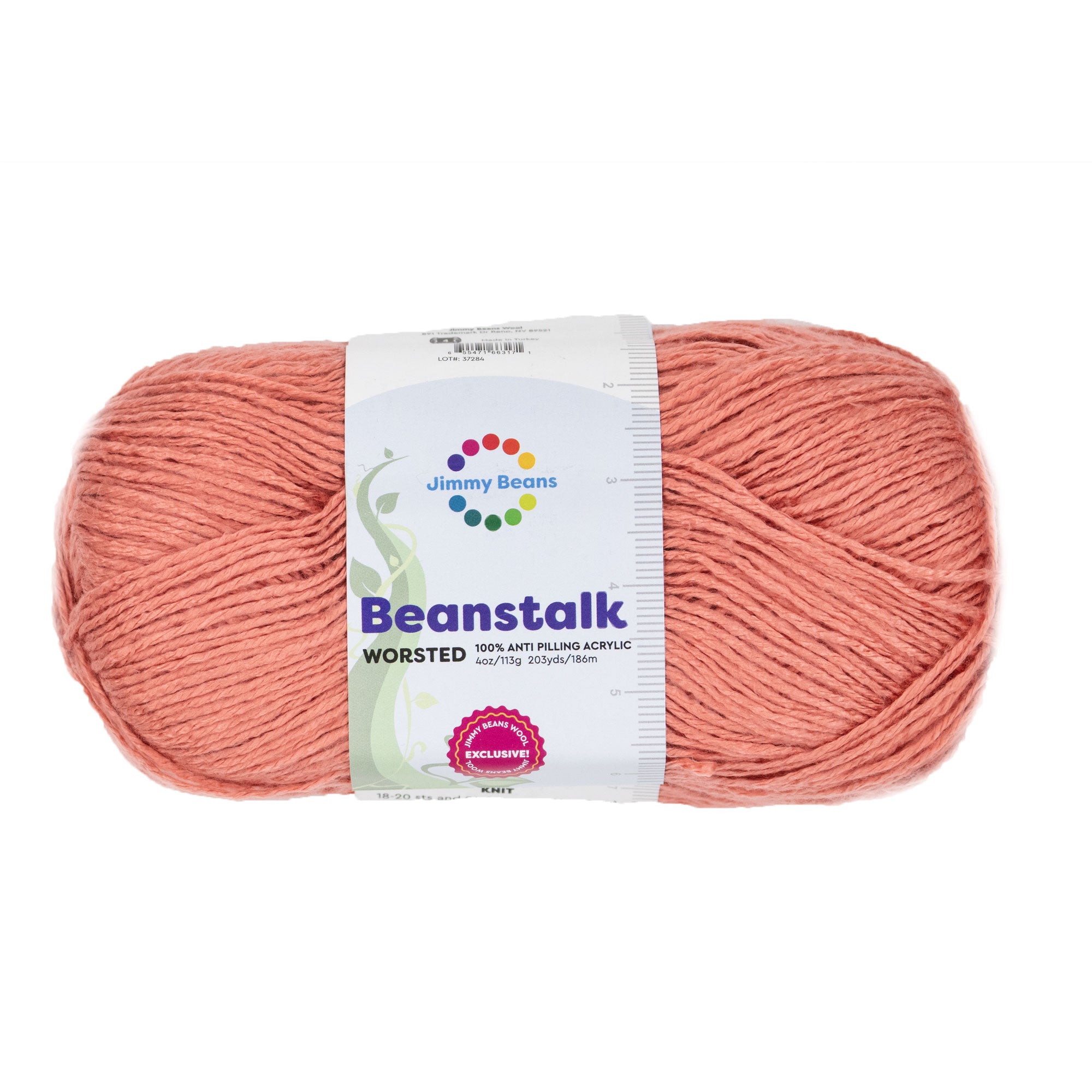 Jimmy Beans Wool Beanstalk Worsted Yarn - 007 Flamingo Pink - Zoom Image