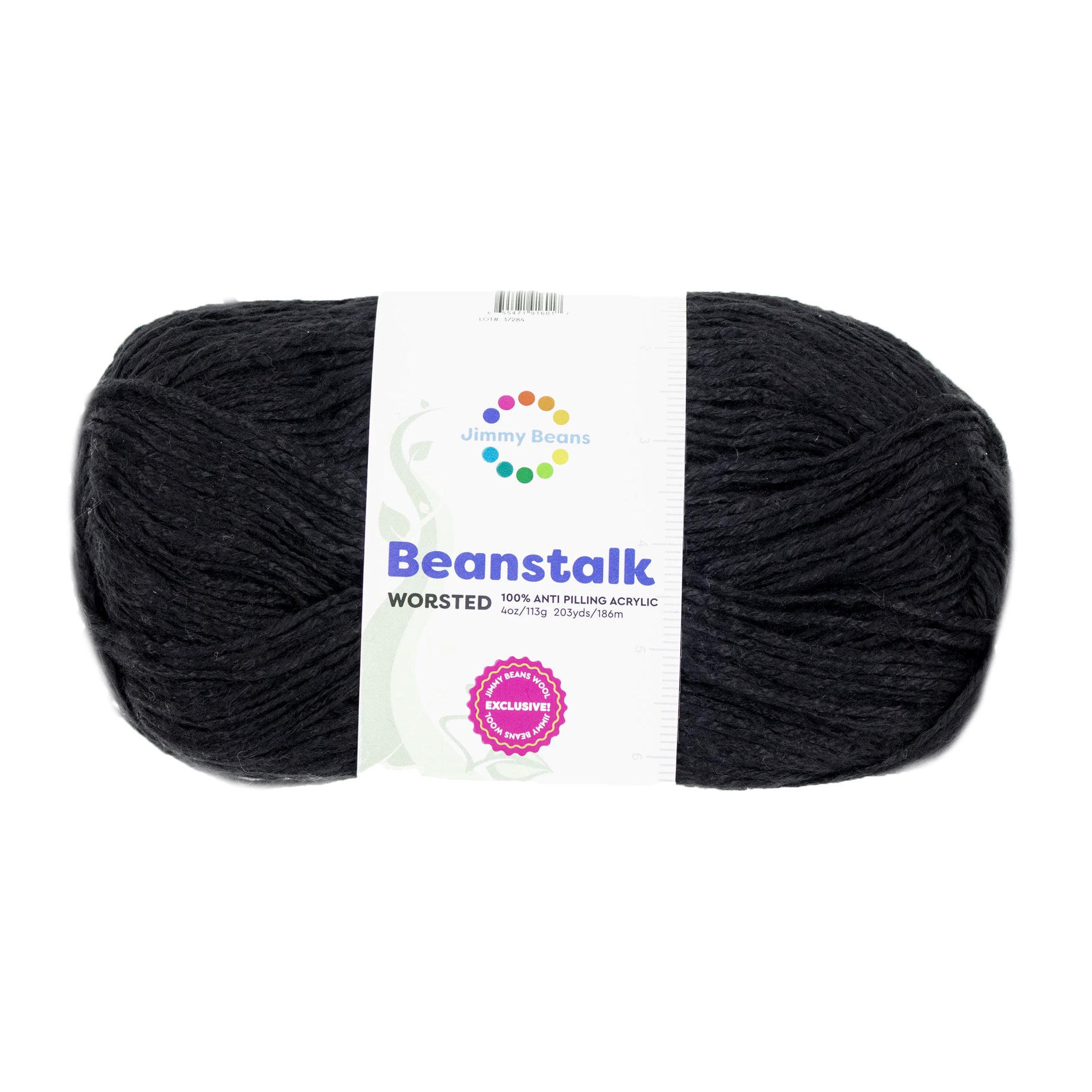 Jimmy Beans Wool Beanstalk Worsted Yarn - 025 Little Black Dress - Zoom Image
