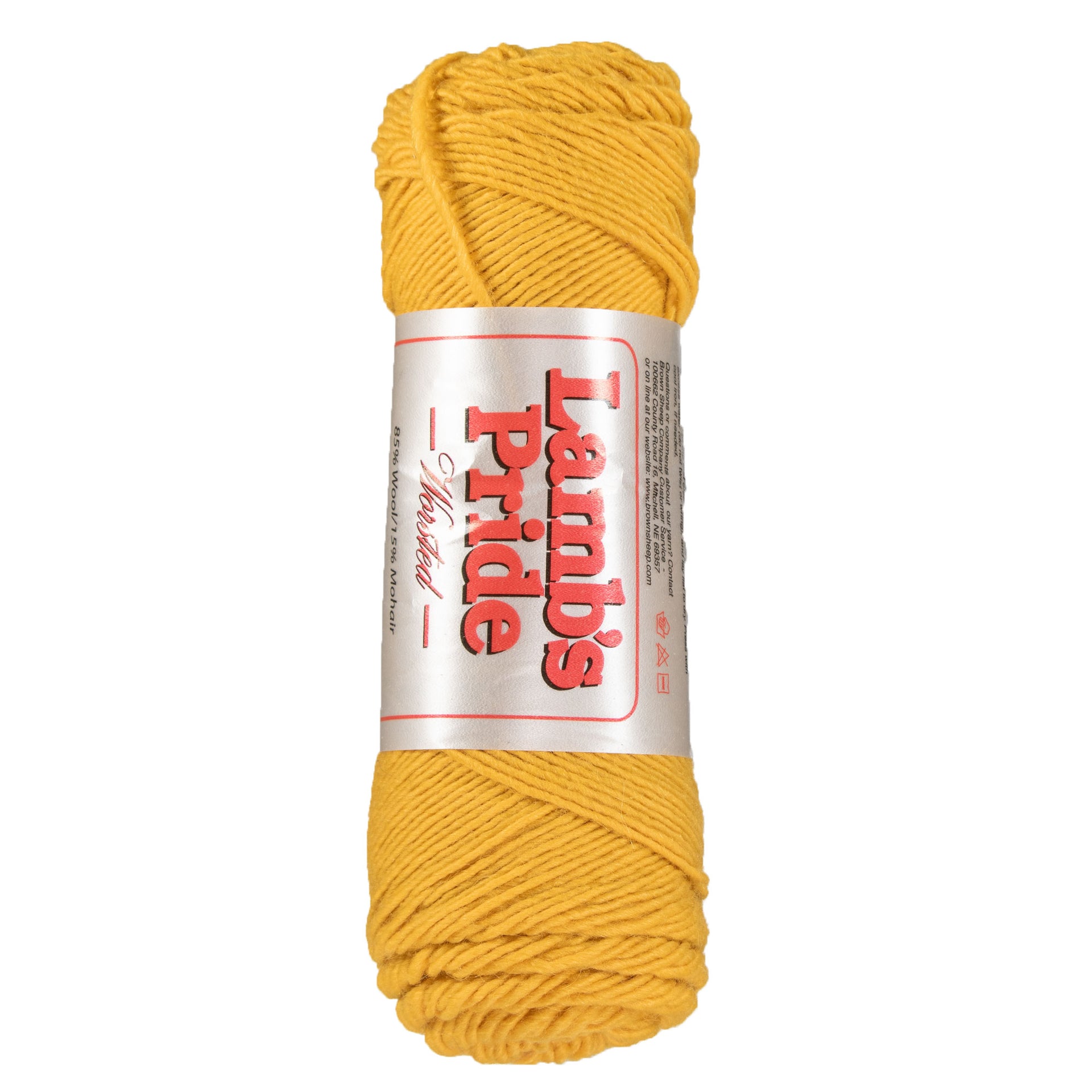Brown Sheep Lamb's Pride Worsted Yarn - M155 - Lemon Drop - Zoom Image
