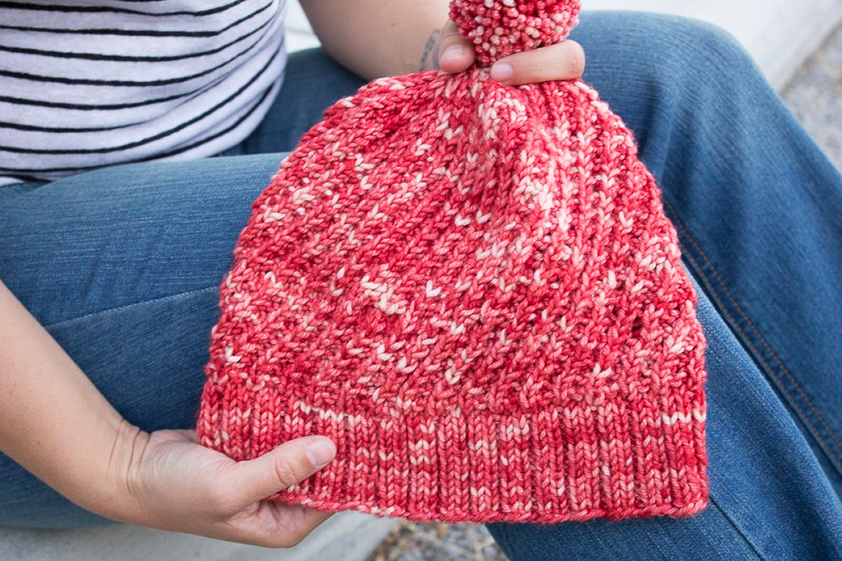 Emma's Rhubarb Helix Hat - Main Image 3