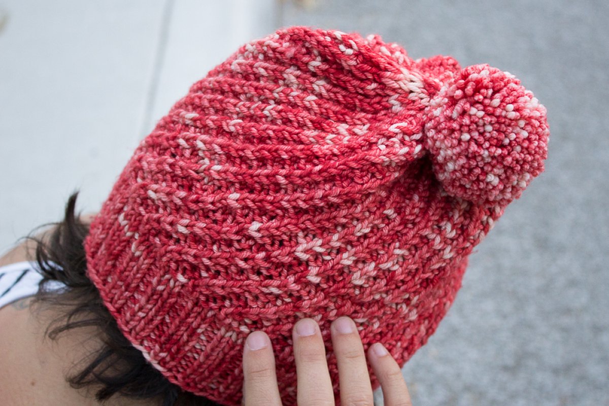 Emma's Rhubarb Helix Hat - Main Image 2