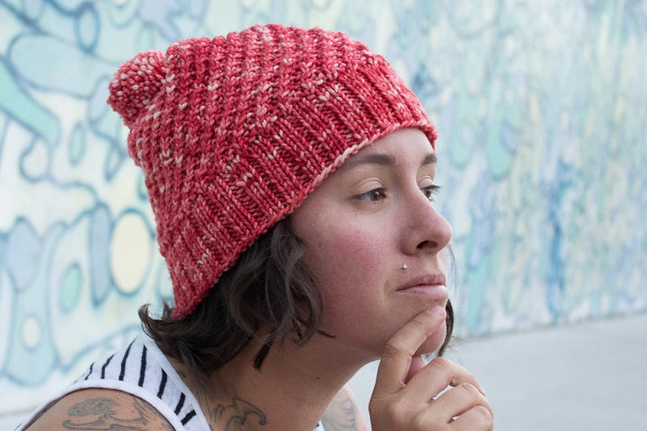 Emma's Rhubarb Helix Hat - Main Image 4