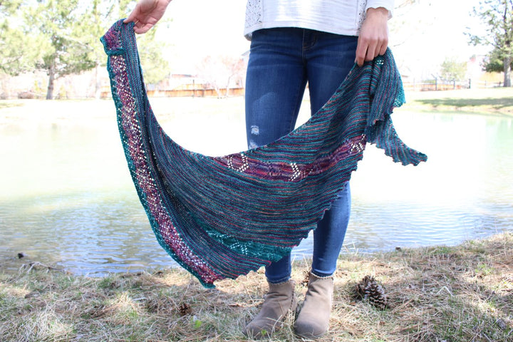 Malabrigo's Bleeker Shawl - Main Image 1
