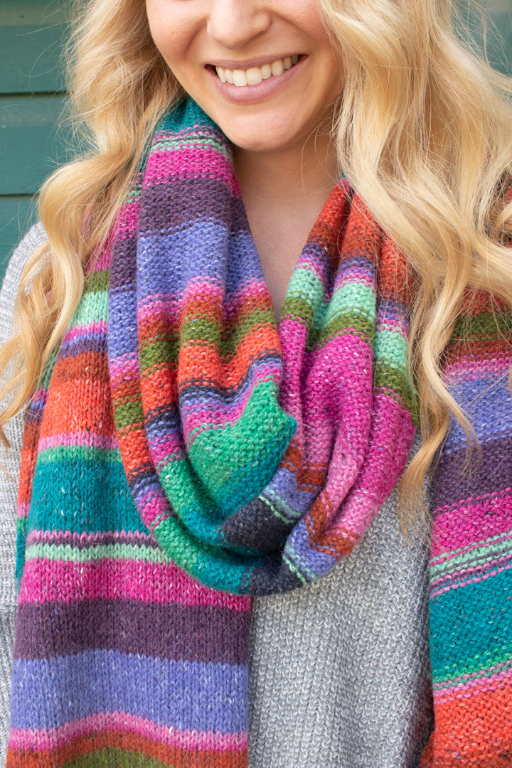 Rowan's Vibrant Stripe Scarf - Main Image 3