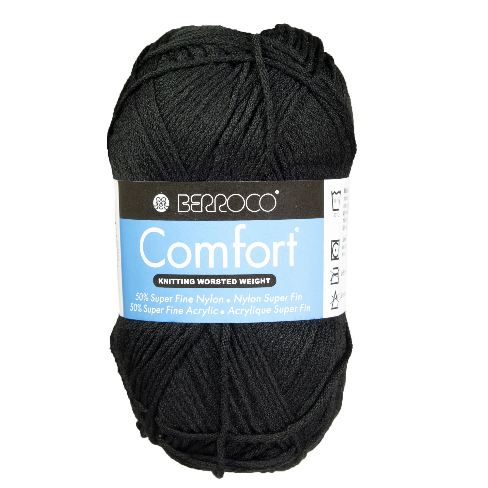 Berroco Comfort Yarn - 9734 Liquorice - Zoom Image
