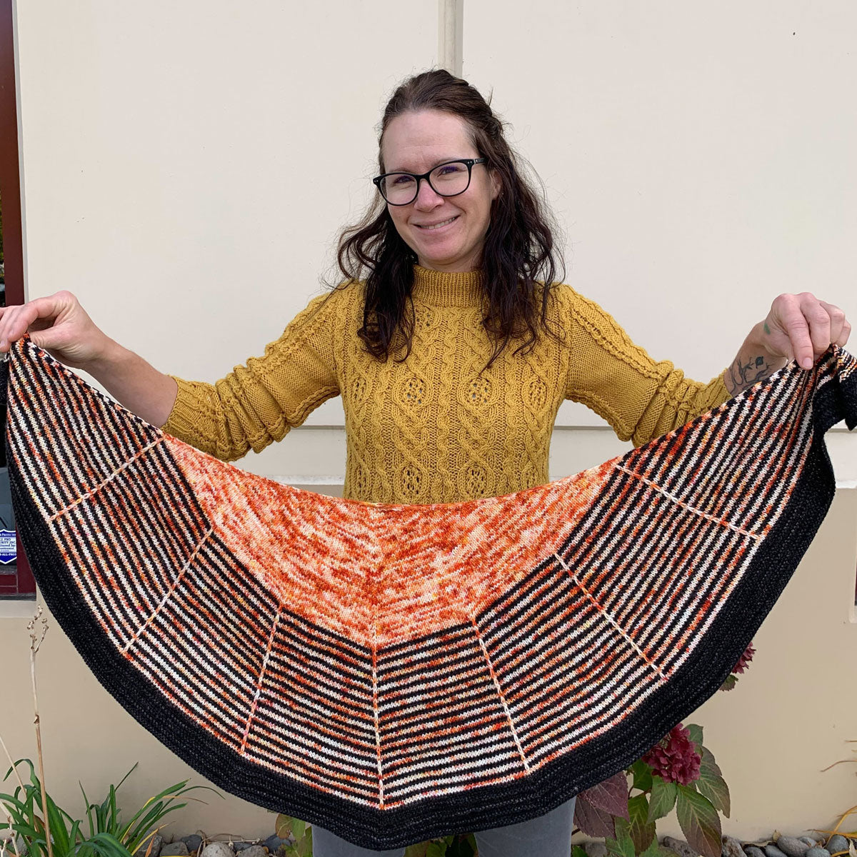 Allison's Daybreak Shawl - Main Image 1