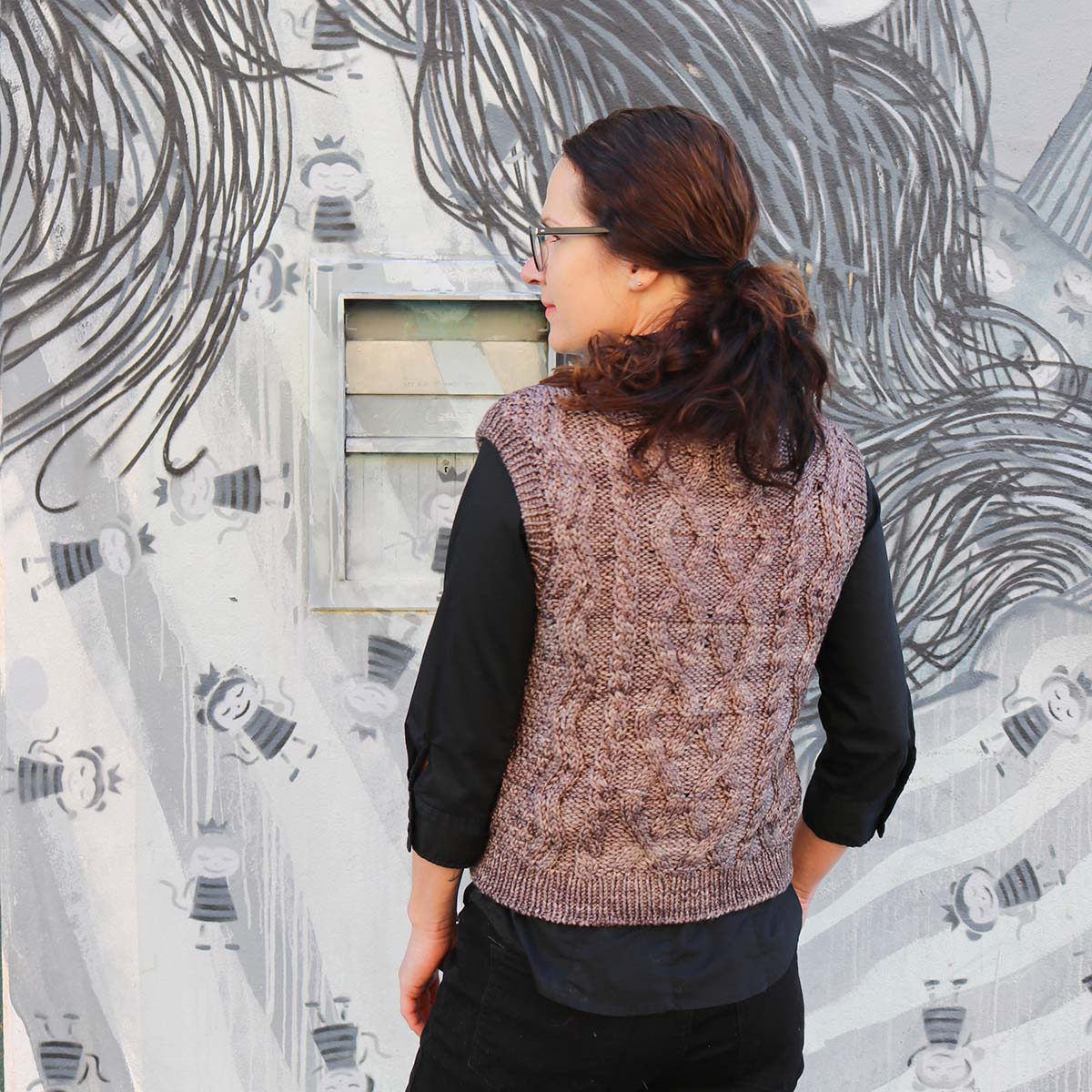 Amy's Clara Cables Vest - Main Image 3
