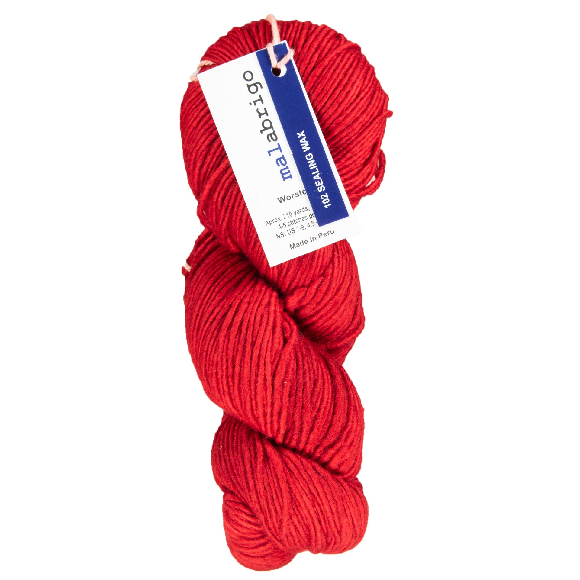 Malabrigo Worsted Merino Yarn - 102 Sealing Wax - Zoom Image
