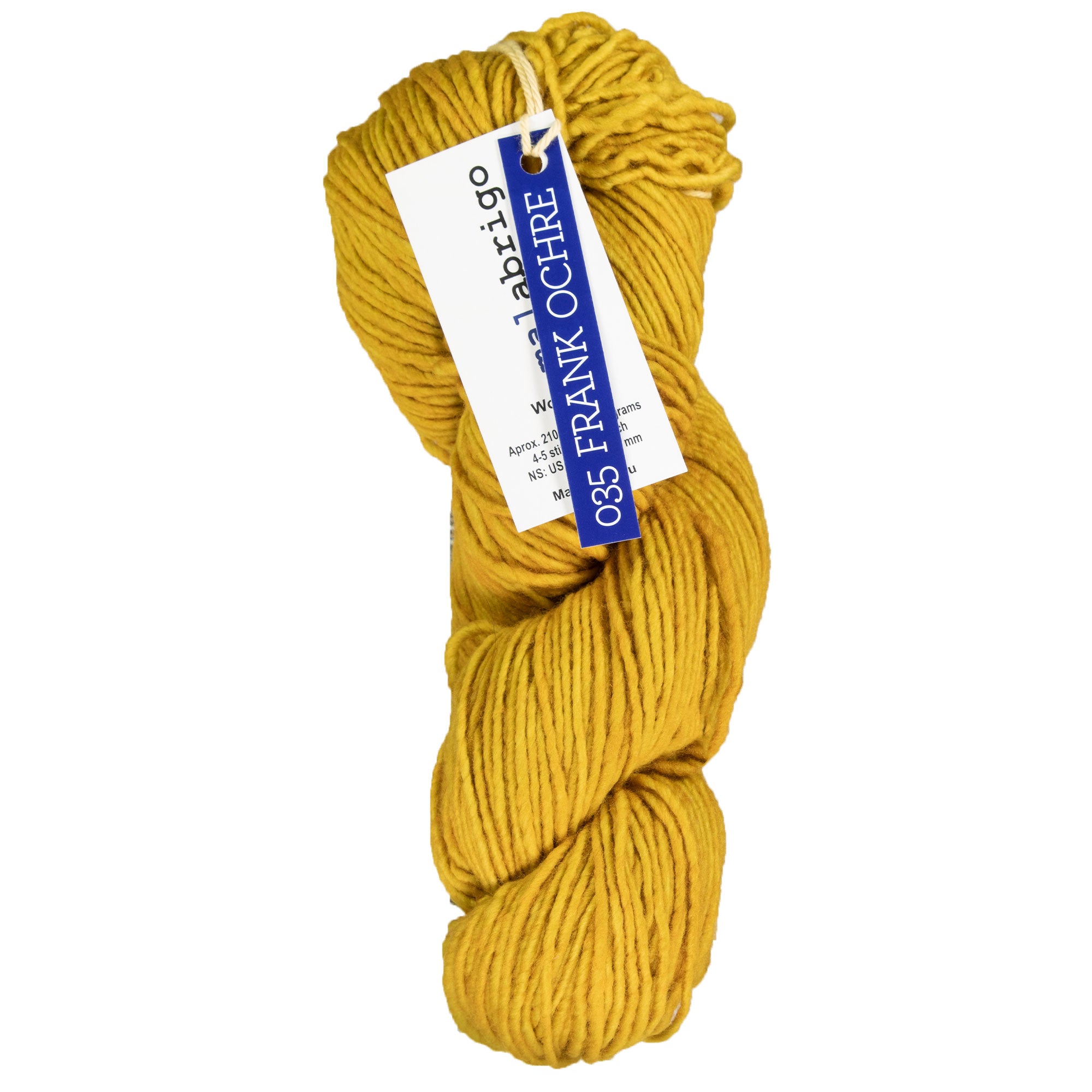 Malabrigo Worsted Merino Yarn - 035 Frank Ochre - Zoom Image